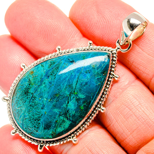 Chrysocolla Pendants handcrafted by Ana Silver Co - PD36254