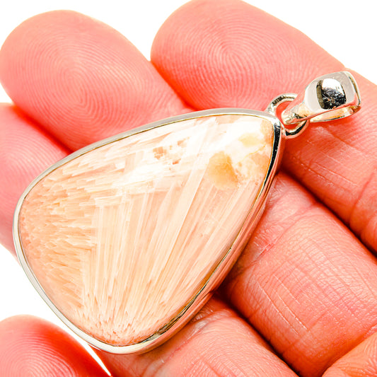 Scolecite Pendants handcrafted by Ana Silver Co - PD36267