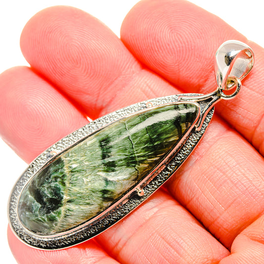Seraphinite Pendants handcrafted by Ana Silver Co - PD36268