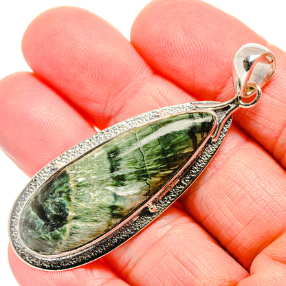 Seraphinite Pendants handcrafted by Ana Silver Co - PD36268