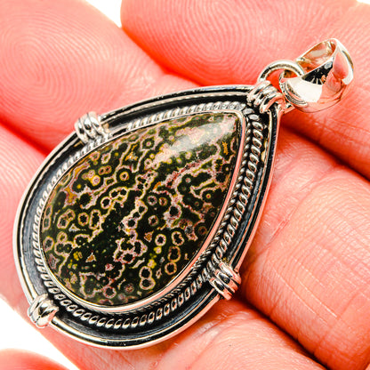 Ocean Jasper Pendants handcrafted by Ana Silver Co - PD36278