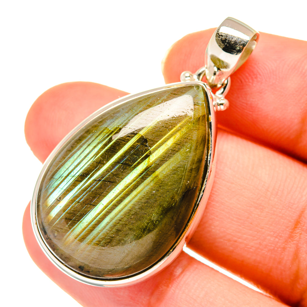 Labradorite Pendants handcrafted by Ana Silver Co - PD3636