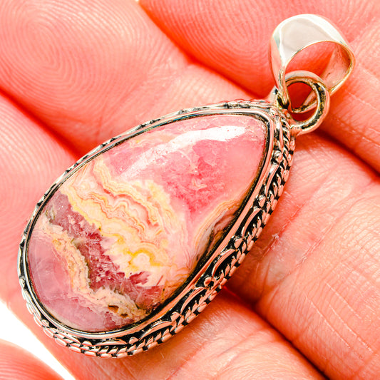Rhodochrosite Pendants handcrafted by Ana Silver Co - PD36390