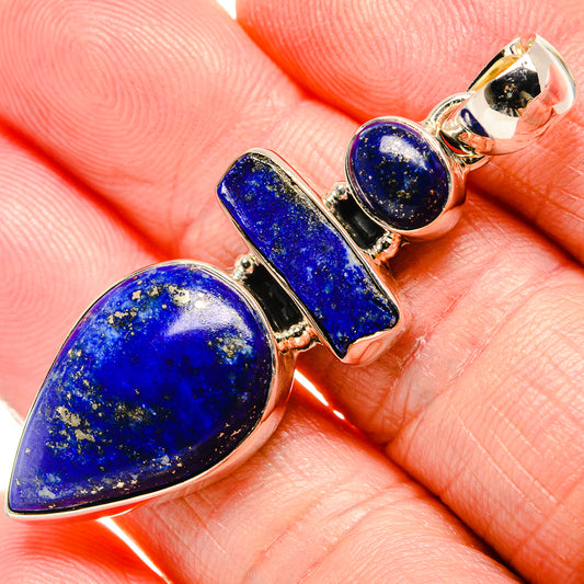 Lapis Lazuli Pendants handcrafted by Ana Silver Co - PD36391