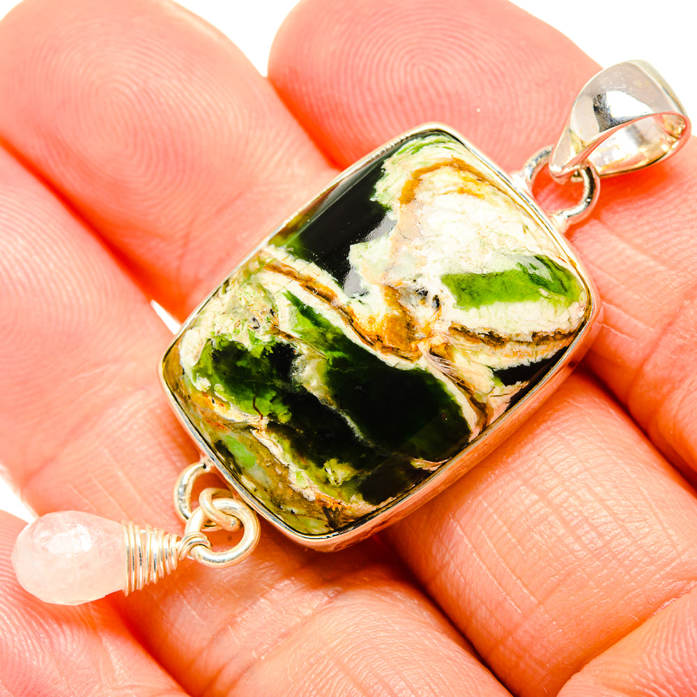 Rainforest Opal, Rainbow Moonstone Pendants handcrafted by Ana Silver Co - PD36394