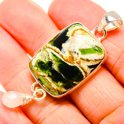 Rainforest Opal, Rainbow Moonstone Pendants handcrafted by Ana Silver Co - PD36394