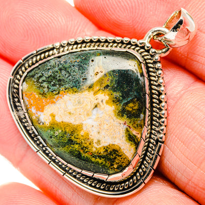 Ocean Jasper Pendants handcrafted by Ana Silver Co - PD36406