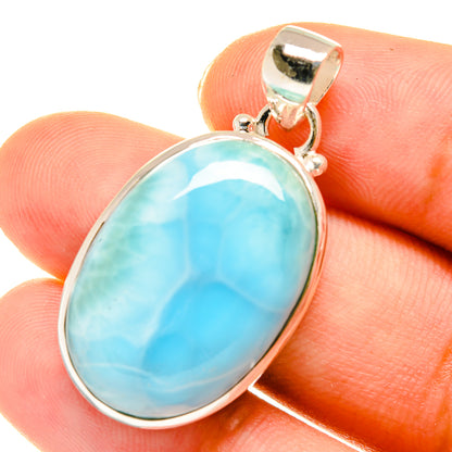 Larimar Pendants handcrafted by Ana Silver Co - PD3641
