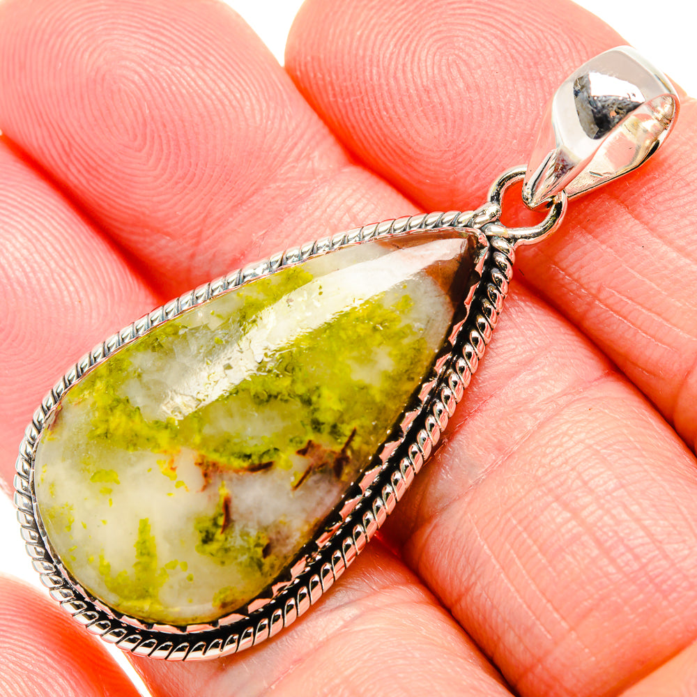 Rainforest Jasper Pendants handcrafted by Ana Silver Co - PD36412