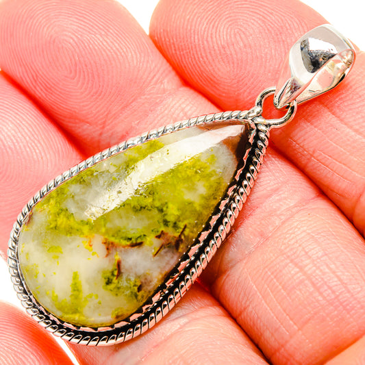 Rainforest Jasper Pendants handcrafted by Ana Silver Co - PD36412