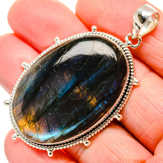 Labradorite Pendants handcrafted by Ana Silver Co - PD36415
