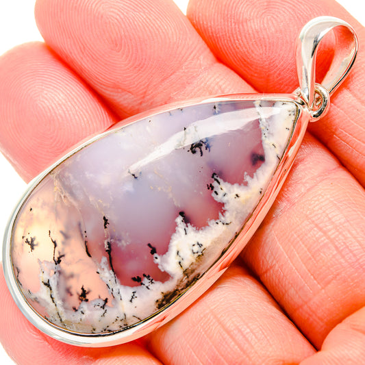 Dendritic Opal Pendants handcrafted by Ana Silver Co - PD36417