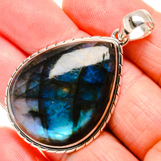 Labradorite Pendants handcrafted by Ana Silver Co - PD36419