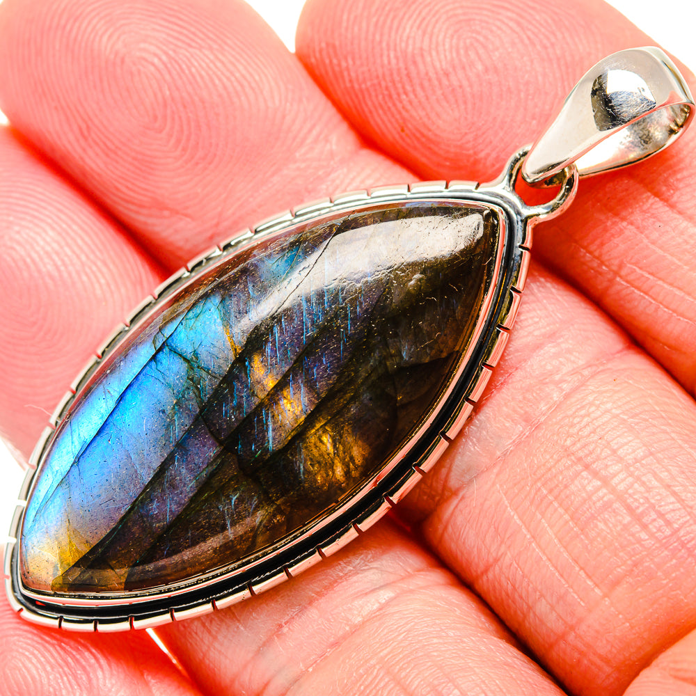 Labradorite Pendants handcrafted by Ana Silver Co - PD36422