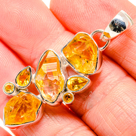Citrine Pendants handcrafted by Ana Silver Co - PD36430