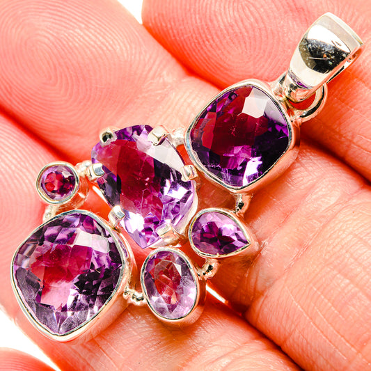 Amethyst Pendants handcrafted by Ana Silver Co - PD36433