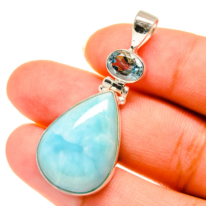 Larimar Pendants handcrafted by Ana Silver Co - PD3644