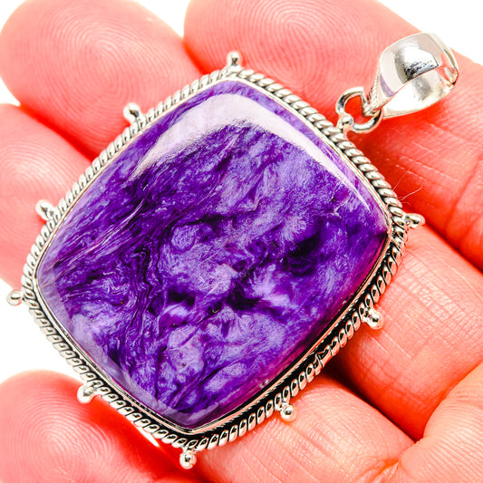 Charoite Pendants handcrafted by Ana Silver Co - PD36451
