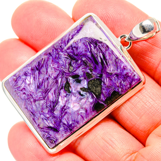 Charoite Pendants handcrafted by Ana Silver Co - PD36461