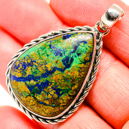 Azurite Pendants handcrafted by Ana Silver Co - PD36466