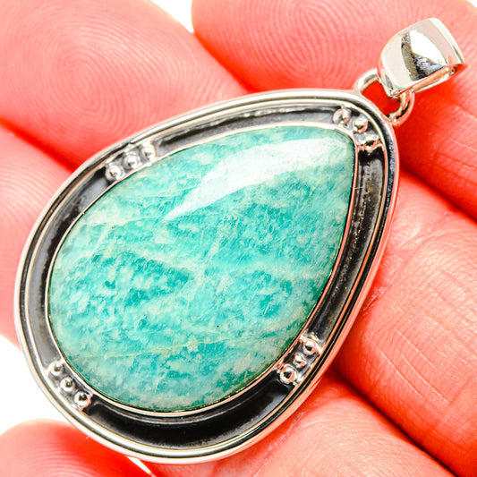 Amazonite Pendants handcrafted by Ana Silver Co - PD36470