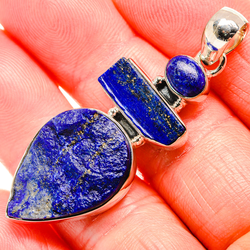 Lapis Lazuli Pendants handcrafted by Ana Silver Co - PD36477