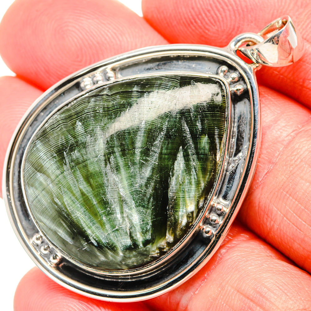 Seraphinite Pendants handcrafted by Ana Silver Co - PD36478