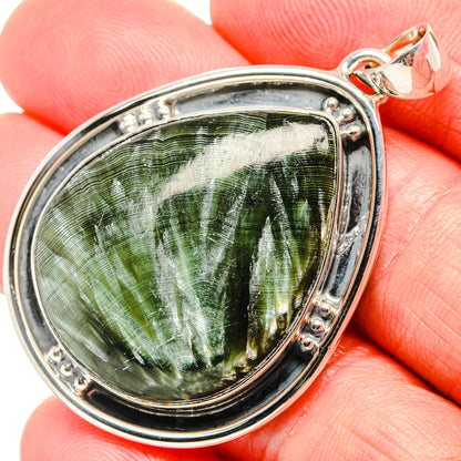 Seraphinite Pendants handcrafted by Ana Silver Co - PD36478