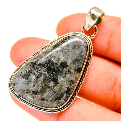 Larvikite Pendants handcrafted by Ana Silver Co - PD3649
