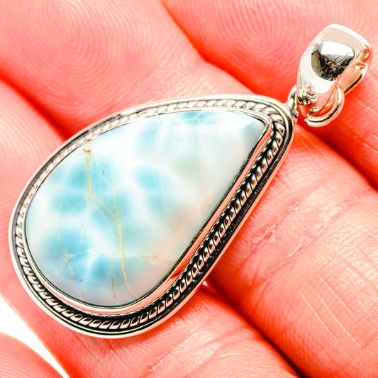 Larimar Pendants handcrafted by Ana Silver Co - PD36490