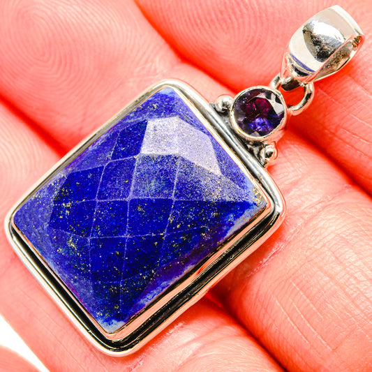 Lapis Lazuli Pendants handcrafted by Ana Silver Co - PD36493