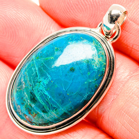 Chrysocolla Pendants handcrafted by Ana Silver Co - PD36500
