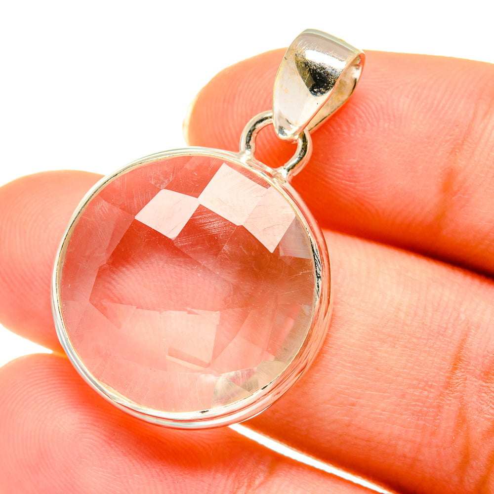 White Quartz Pendants handcrafted by Ana Silver Co - PD3651