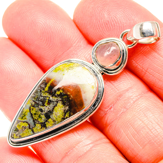 Rainforest Jasper Pendants handcrafted by Ana Silver Co - PD36528