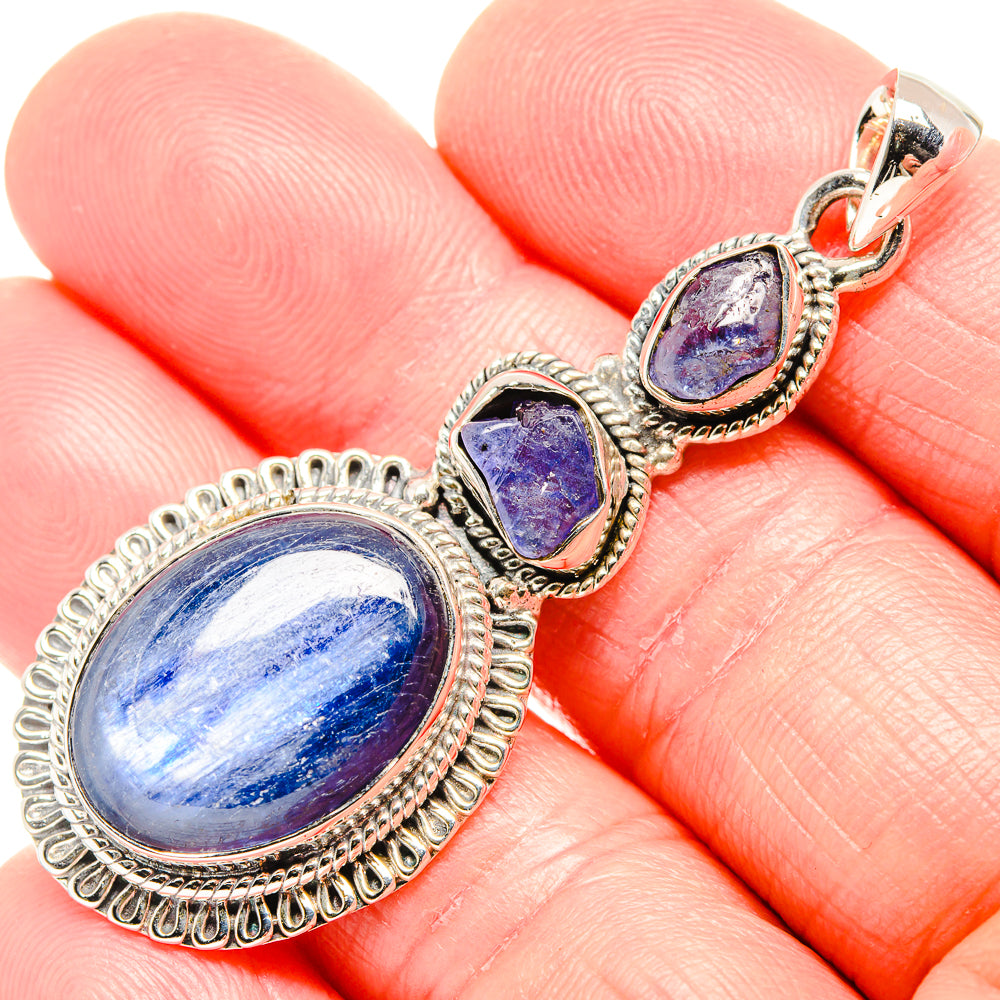 Kyanite Pendants handcrafted by Ana Silver Co - PD36531