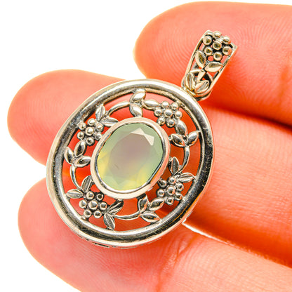 Aqua Chalcedony Pendants handcrafted by Ana Silver Co - PD3654
