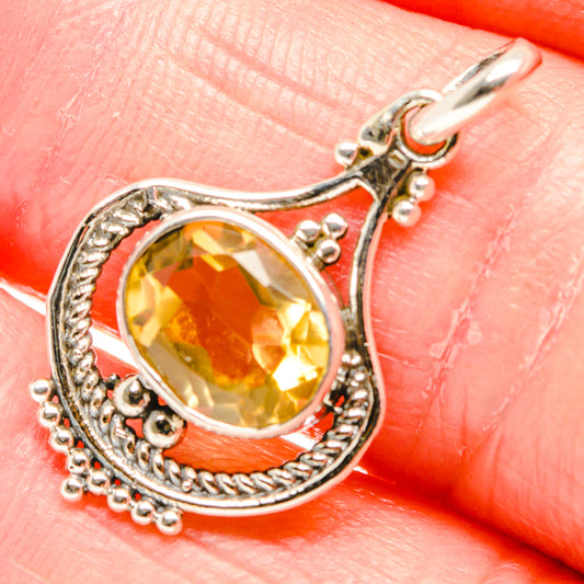Citrine Pendants handcrafted by Ana Silver Co - PD36557