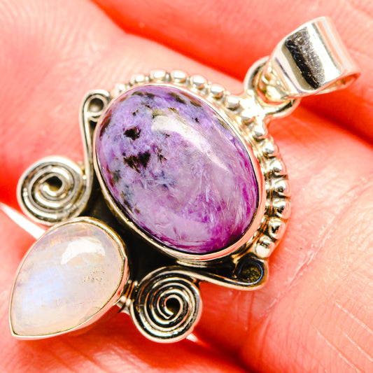 Charoite Pendants handcrafted by Ana Silver Co - PD36559