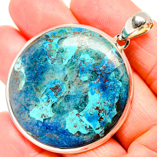 Shattuckite Pendants handcrafted by Ana Silver Co - PD36563