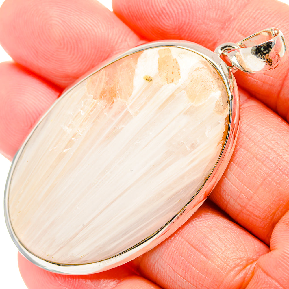 Scolecite Pendants handcrafted by Ana Silver Co - PD36566