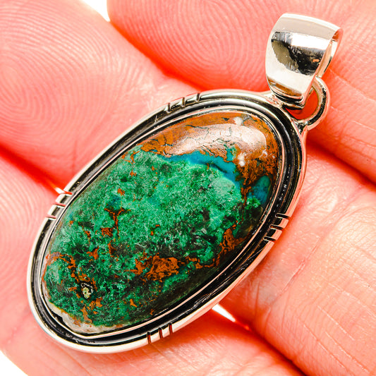 Malachite Pendants handcrafted by Ana Silver Co - PD36578