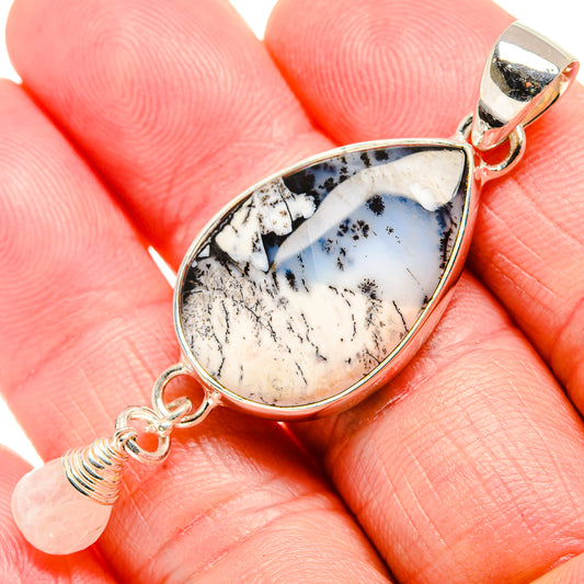 Dendritic Opal Pendants handcrafted by Ana Silver Co - PD36583