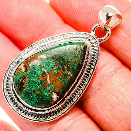 Chrysocolla Pendants handcrafted by Ana Silver Co - PD36588