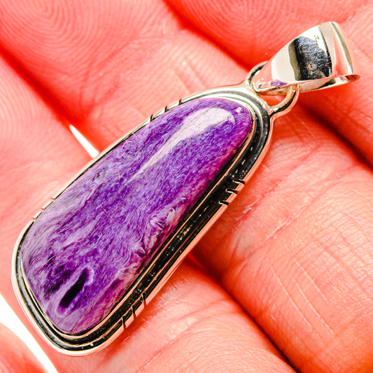 Charoite Pendants handcrafted by Ana Silver Co - PD36602