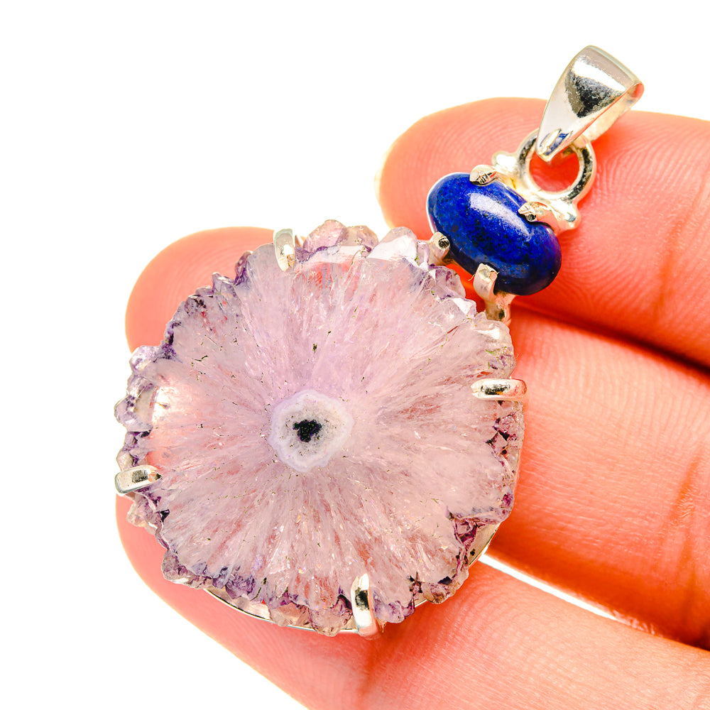 Amethyst Stalactite Pendants handcrafted by Ana Silver Co - PD3661