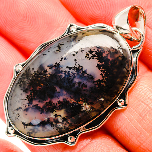 Dendritic Opal Pendants handcrafted by Ana Silver Co - PD36616