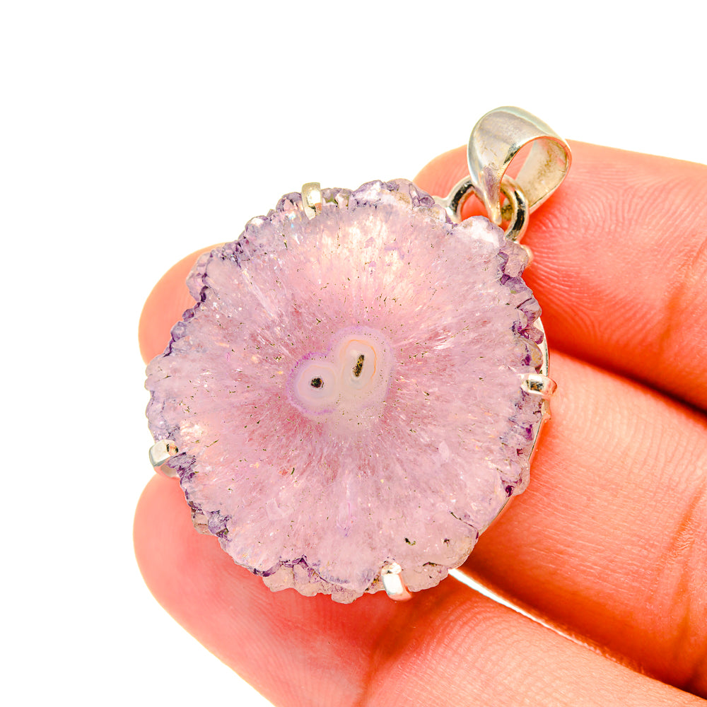 Amethyst Stalactite Pendants handcrafted by Ana Silver Co - PD3662