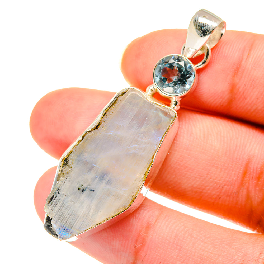 Rose Quartz Pendants handcrafted by Ana Silver Co - PD3663