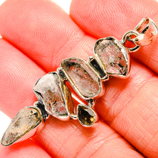 Herkimer Diamond Pendants handcrafted by Ana Silver Co - PD36632