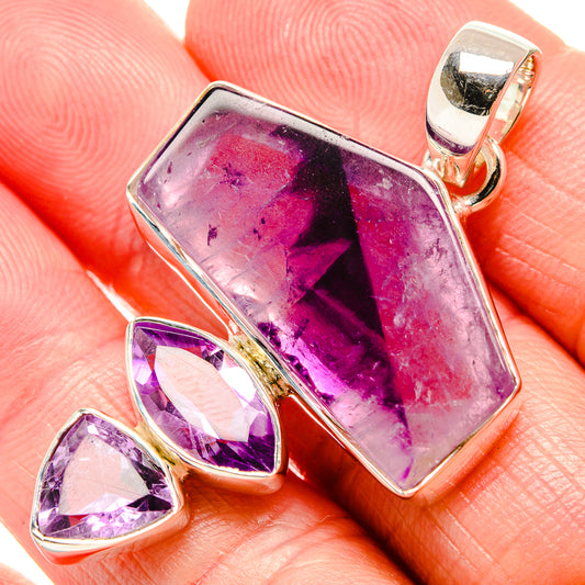 Amethyst Pendants handcrafted by Ana Silver Co - PD36634